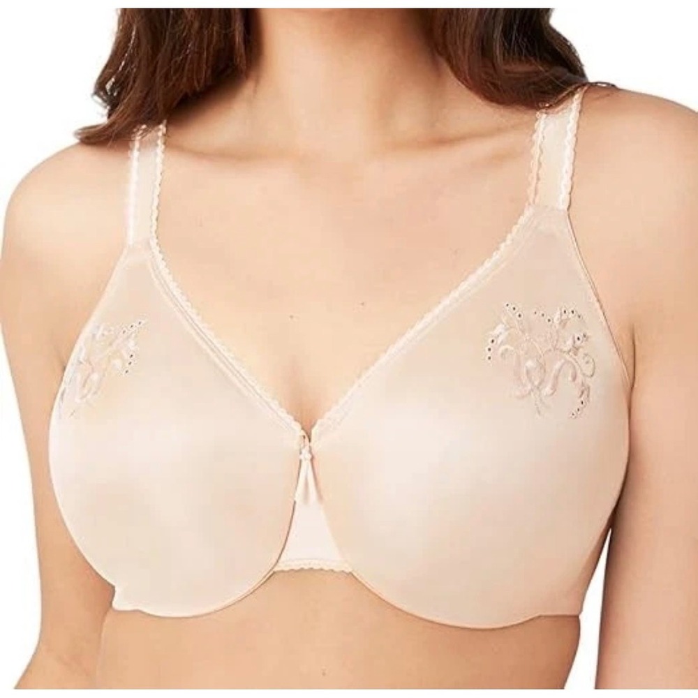 Wacoal Slimline Minimizer Bra 85154 Sand Nude Underwire 36DDD New With Tags